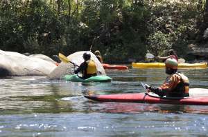 kayak, lotus park, south fork American River